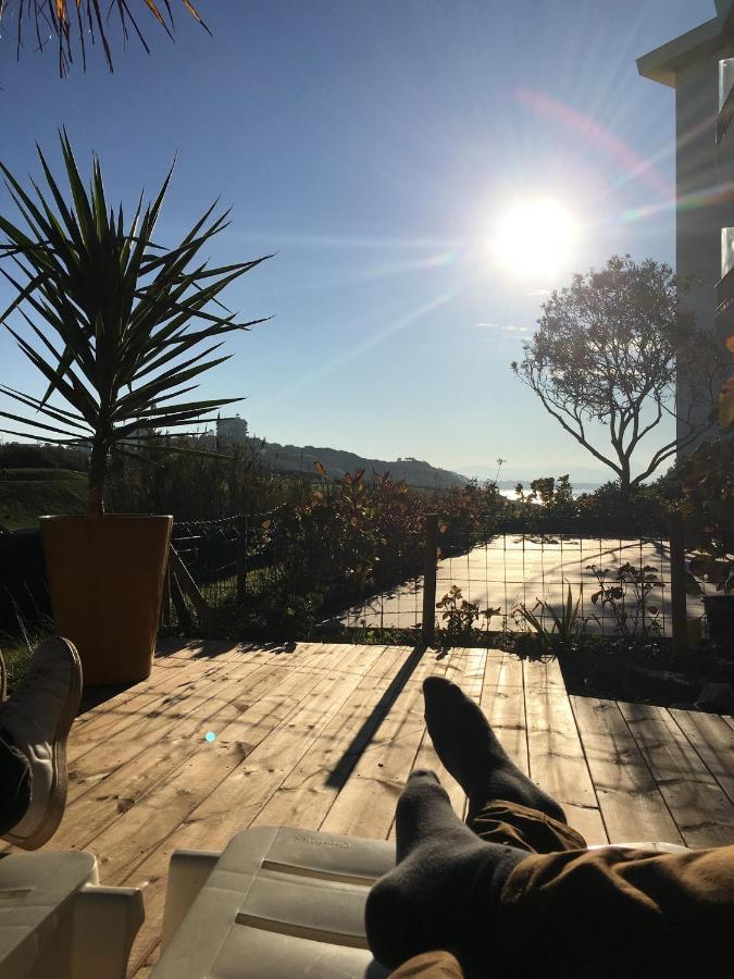 Petit studio terrasse rez de jardin piscine sur l’océan Appartamento Biarritz Esterno foto